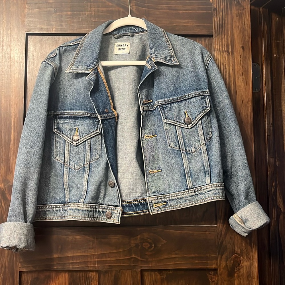 Sunday Best Cropped Jean Jacket